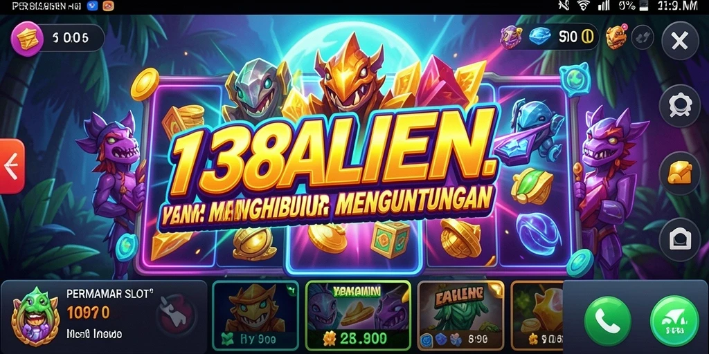 Gameplay menarik di 138ALIEN dengan tema luar angkasa.