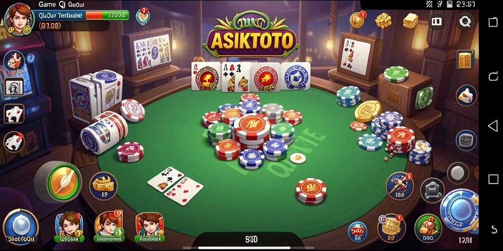 Screenshot tampilan gameplay QiuQiu yang seru di ASIKTOTO.
