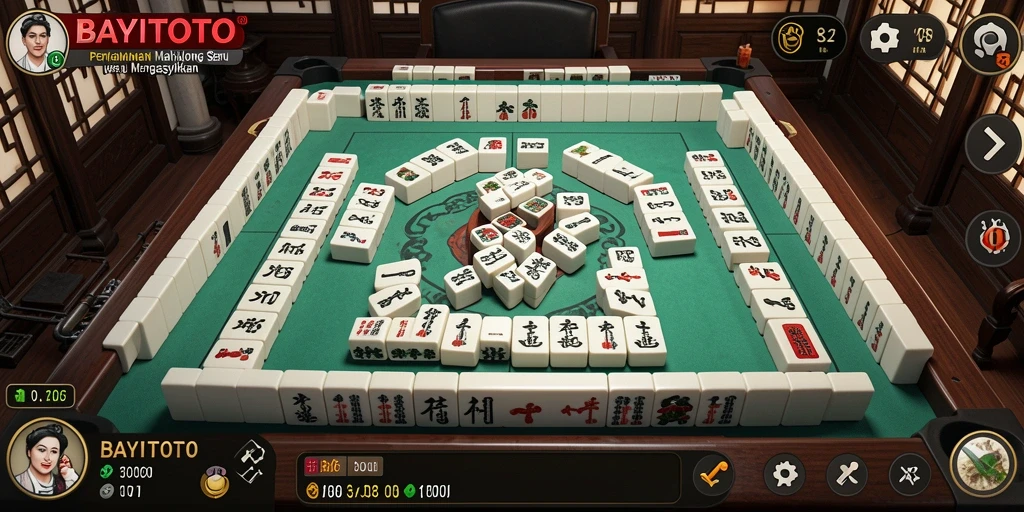 Tampilan gameplay seru Mahjong di BAYITOTO.