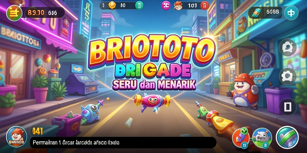 Tampilan gameplay BRIOTOTO yang seru dan adiktif.