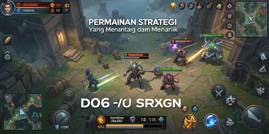 Tampilan gameplay seru dan strategis dalam D06.