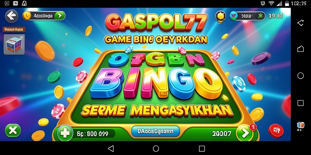Tampilan menarik dari game Bingo GASPOL77 dengan gameplay yang seru.