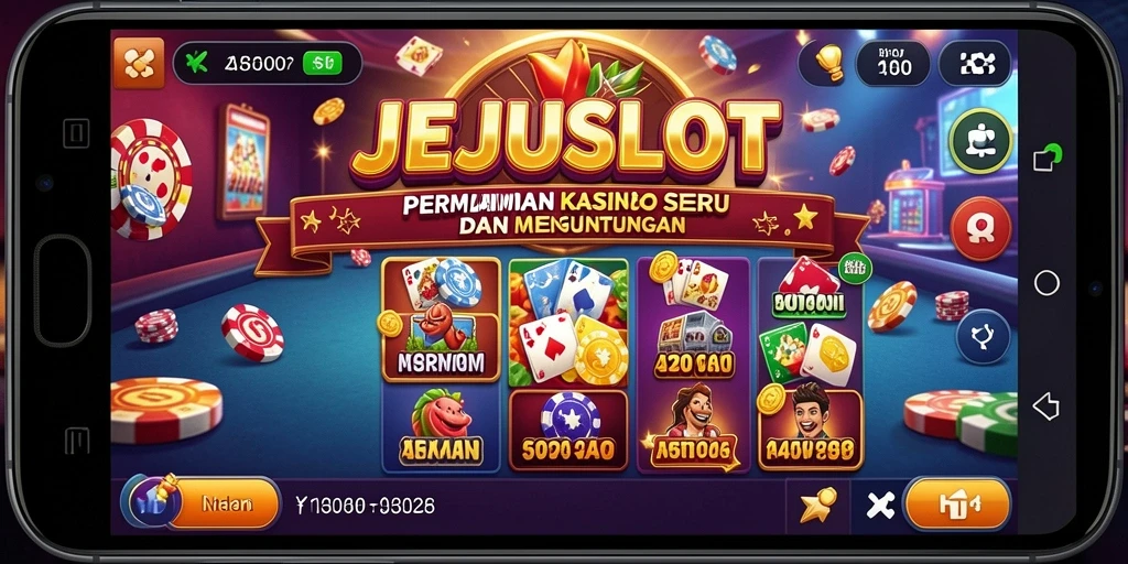Tampilan gameplay menegangkan dari JEJUSLOT dengan grafis yang memukau.