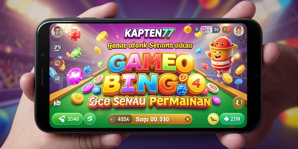 Screenshot gameplay KAPTEN77 yang menampilkan keseruan permainan Bingo.