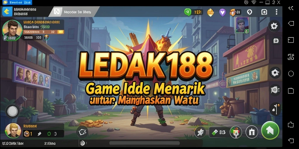 Tampilan gameplay Idle LEDAK188 yang menarik dan interaktif.