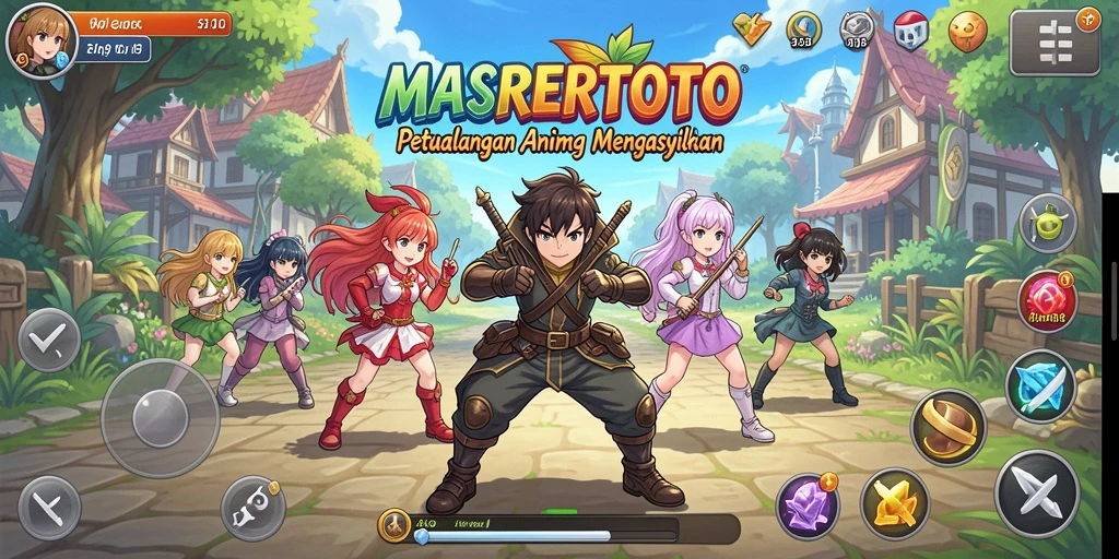 Screenshot menunjukkan grafis menawan dari gameplay Anime MASRERTOTO.