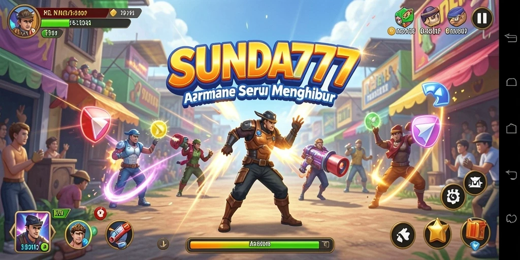 Menampilkan gameplay seru dan penuh aksi dari SUNDA777.