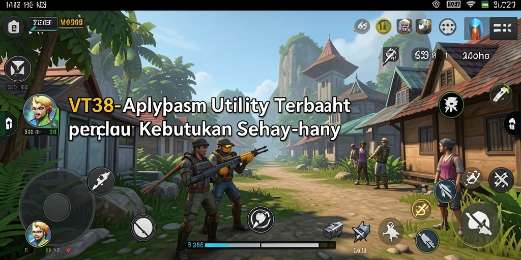 Tampilan utama VT38 dengan fitur-fitur Utility yang canggih.