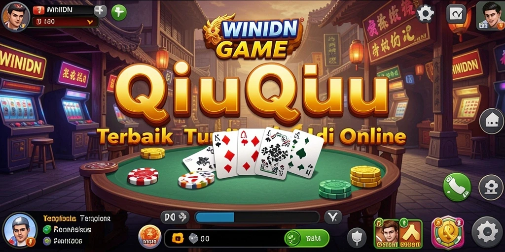 Tampilan permainan QiuQiu yang menarik di WINIDN.
